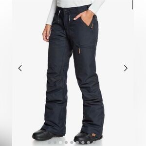 USED ONCE Roxy Snow Pants Size XL Navy